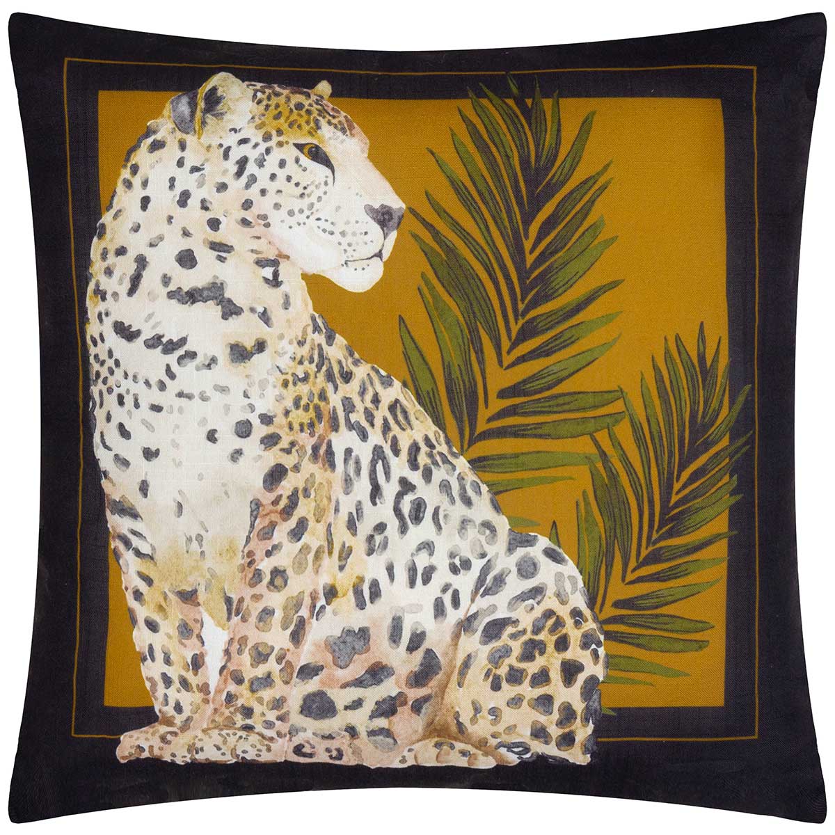 Leopardis Cat Outdoor Cushion Cover / Filled Cushion 20" x 20" (50cm x 50cm) by Paoletti 3