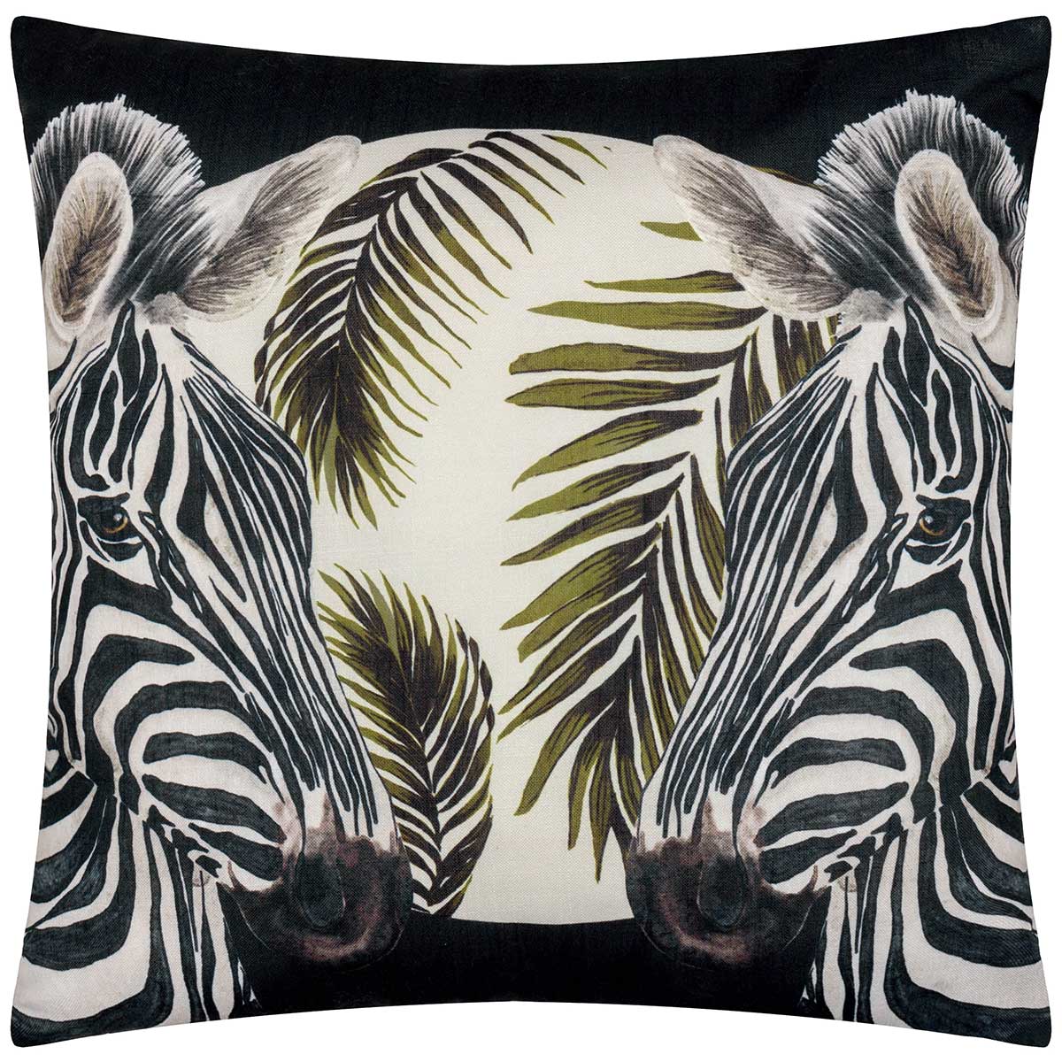 Leopardis Zebra Outdoor Cushion Cover / Filled Cushion by Paoletti 3