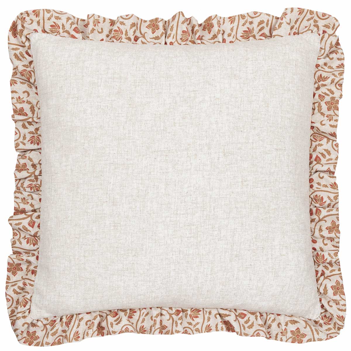 Linen Filigree Cushion Cover / Filled Cushion 20" x 20" (50cm x 50cm) by Seventy Three 5