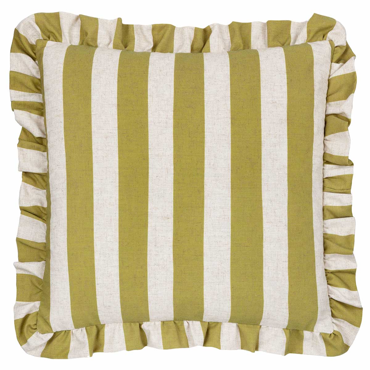Linen Stripe Cushion Cover / Filled Cushion 20" x 20" (50cm x 50cm) by furn. 3