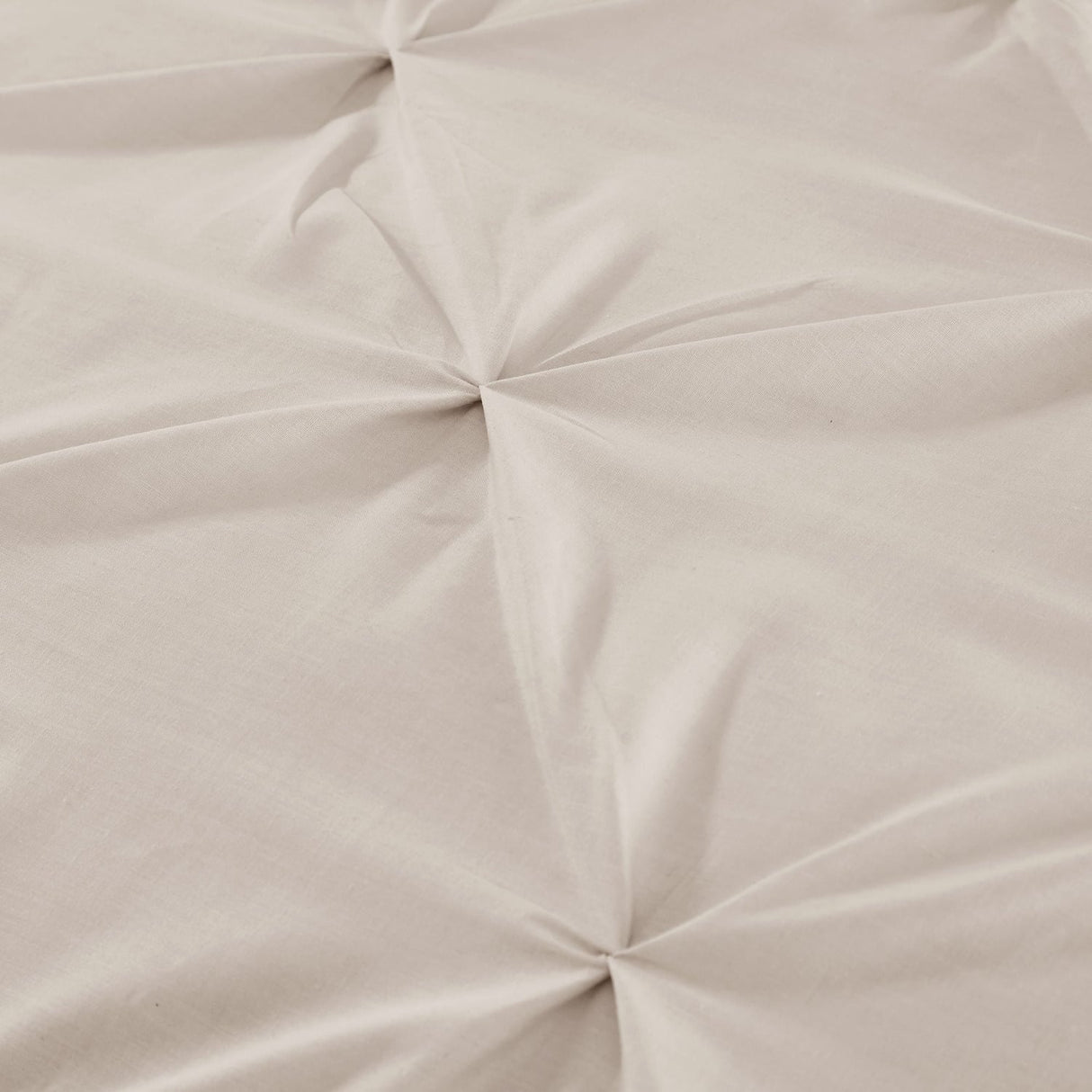 Lara Plain Dye Easy Care Duvet Cover Set - Natural - Lara Duvet Cover Set In Natural 3