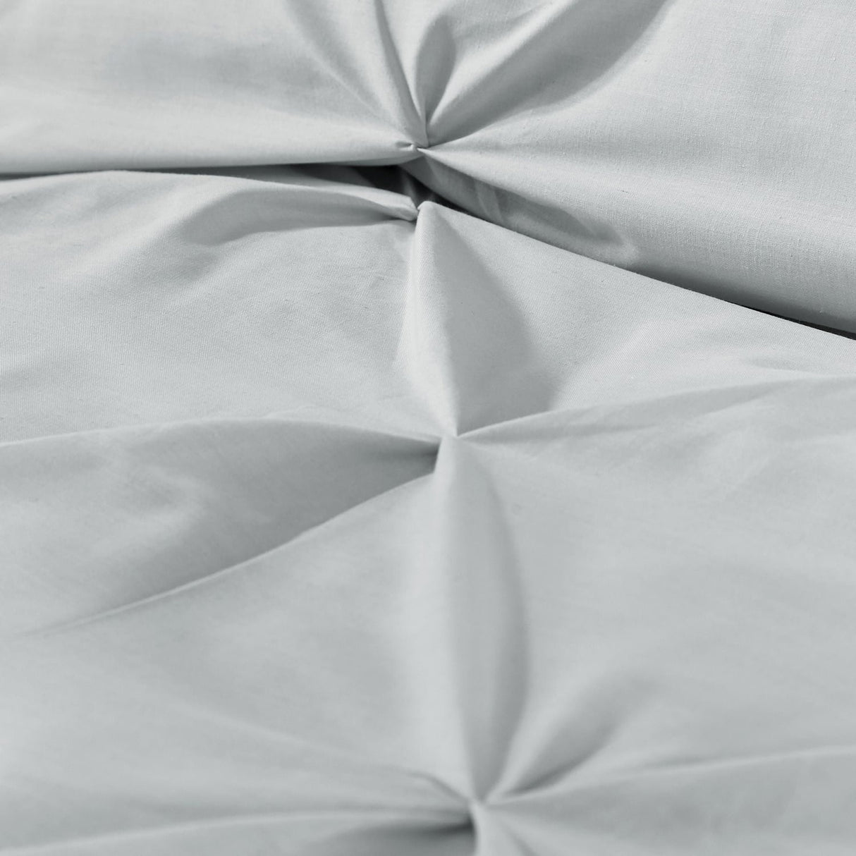 Lara Plain Dye Easy Care Duvet Cover Set - Silver - Lara Duvet Cover Set In Silver 4