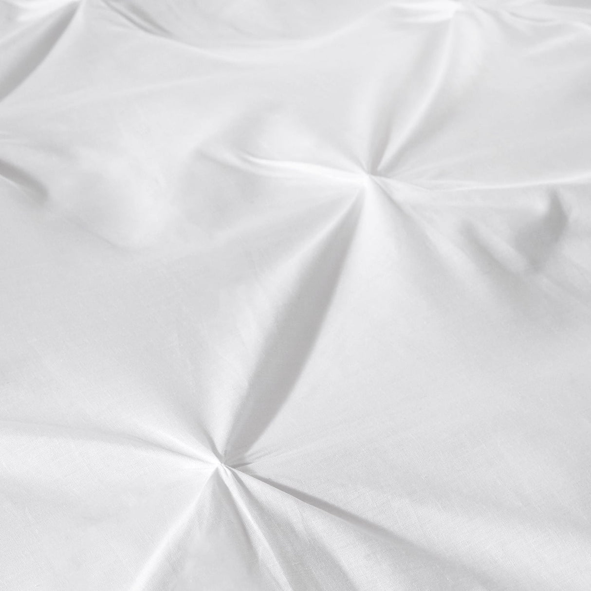 Lara Plain Dye Easy Care Duvet Cover Set - White - Lara Duvet Cover Set In White 3