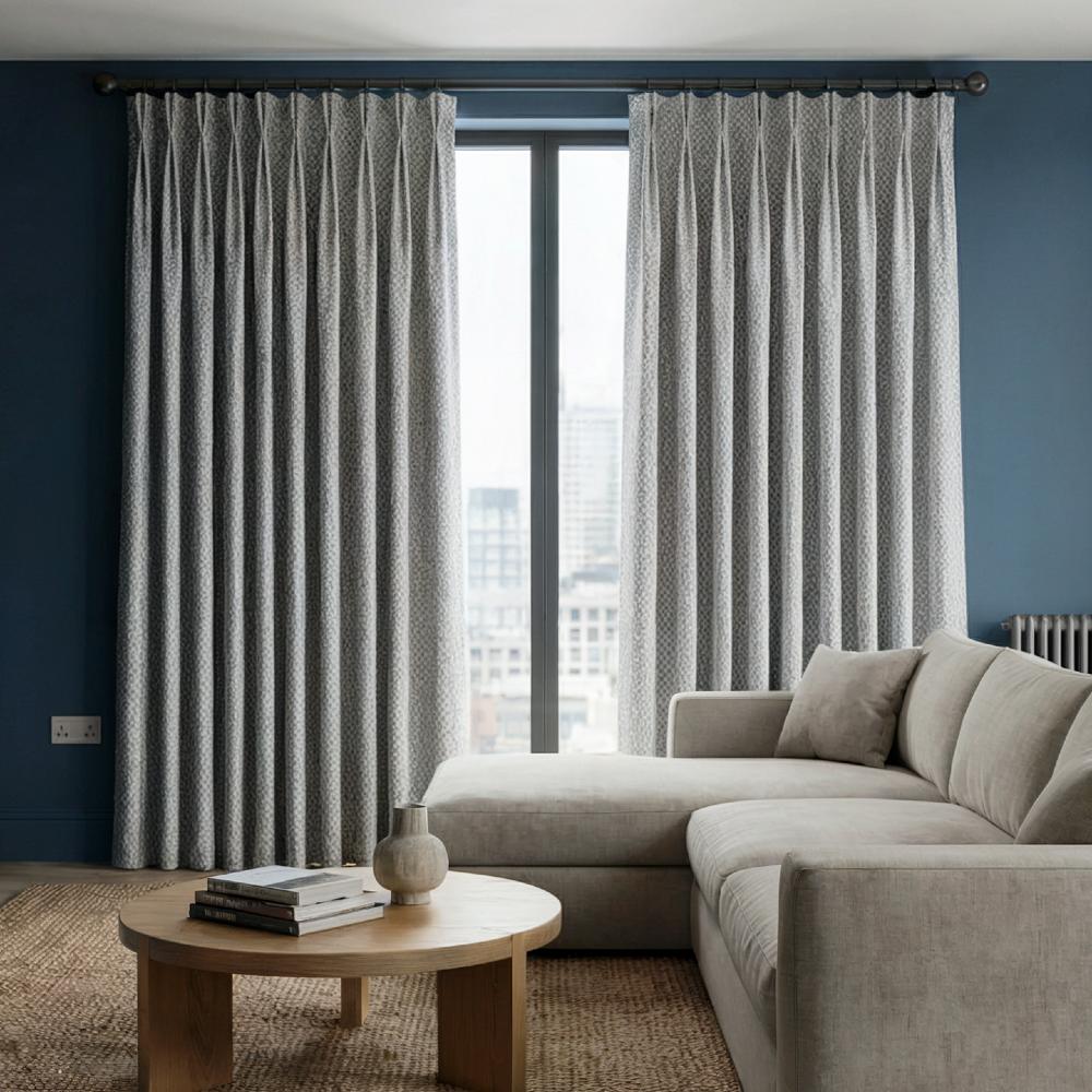 Limoges Made to Measure Curtains Grey