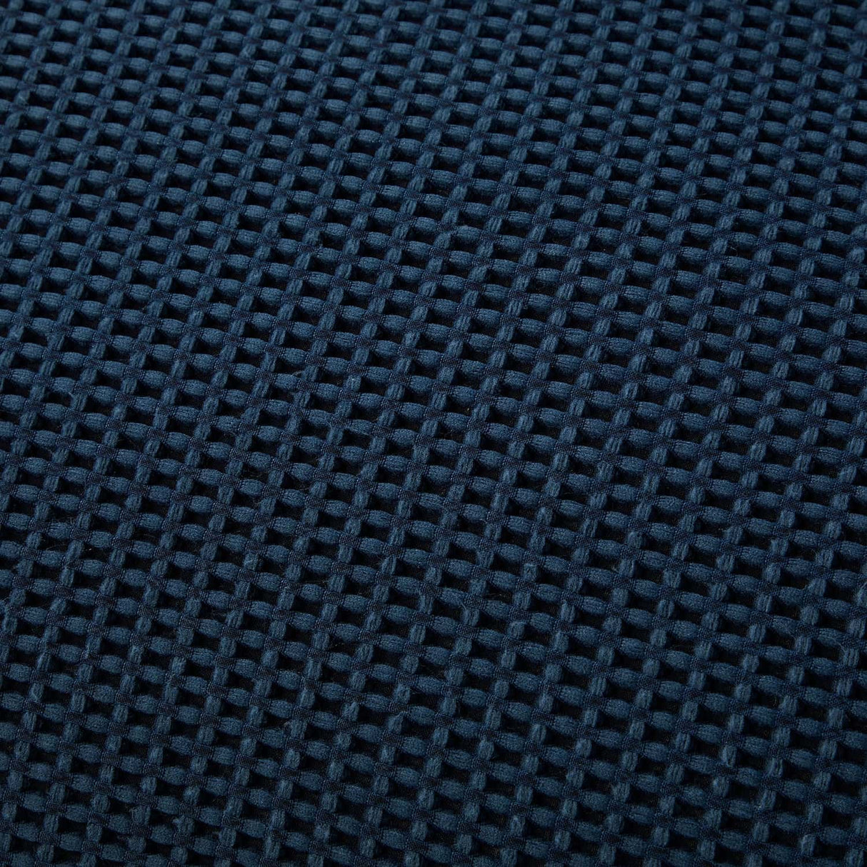 Lindly Waffle Microfibre Duvet Cover Set - Navy - Lindly Duvet Cover Set In Navy 3