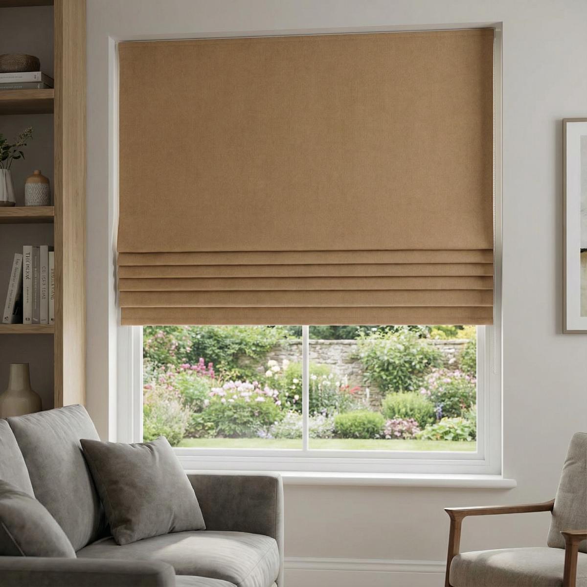 Lisbon Made to Measure Roman Blind Mink