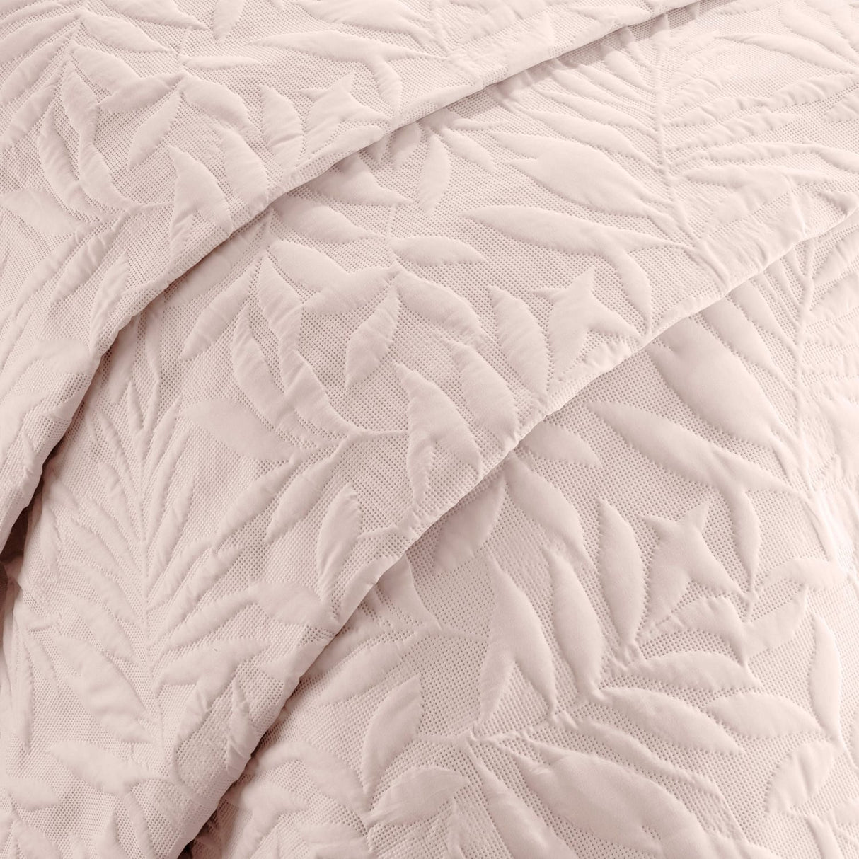 Luana Floral Bedspread 200cm x 230cm - Luana Bedspread In Blush 200 X 230Cm 2