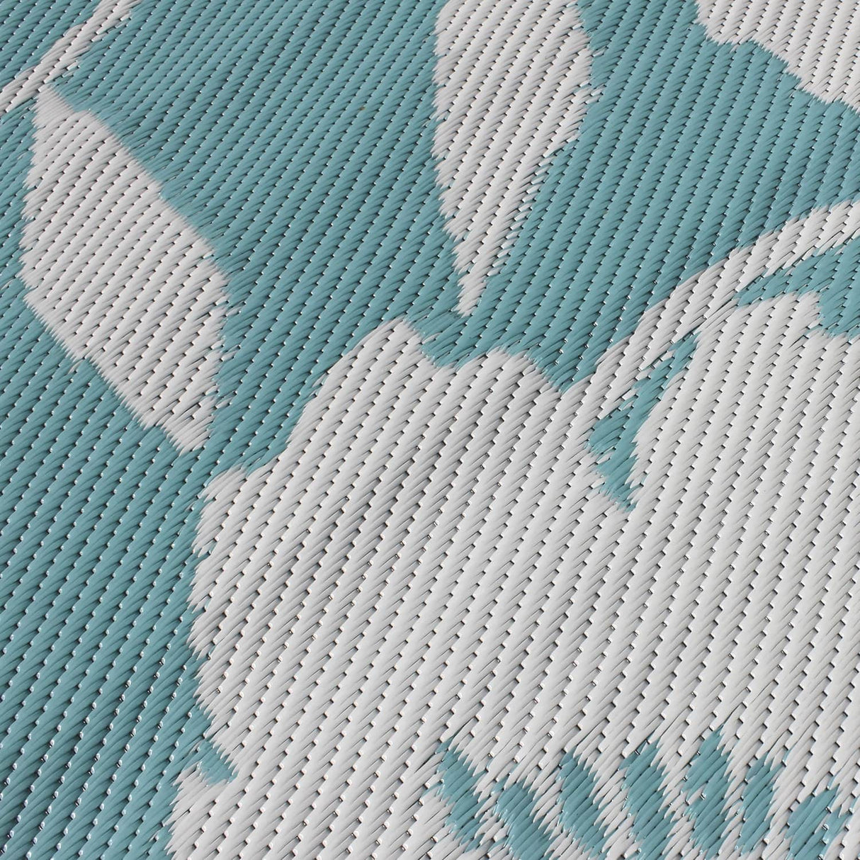 Luna Floral Outdoor Garden Rug 120cm x 170cm - Luna Outdoor Rug In Duck Egg 120 X 170Cm 3