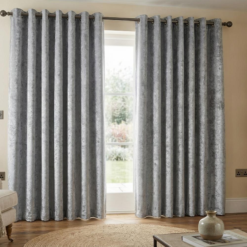 Lustre Made to Measure Curtains Silver