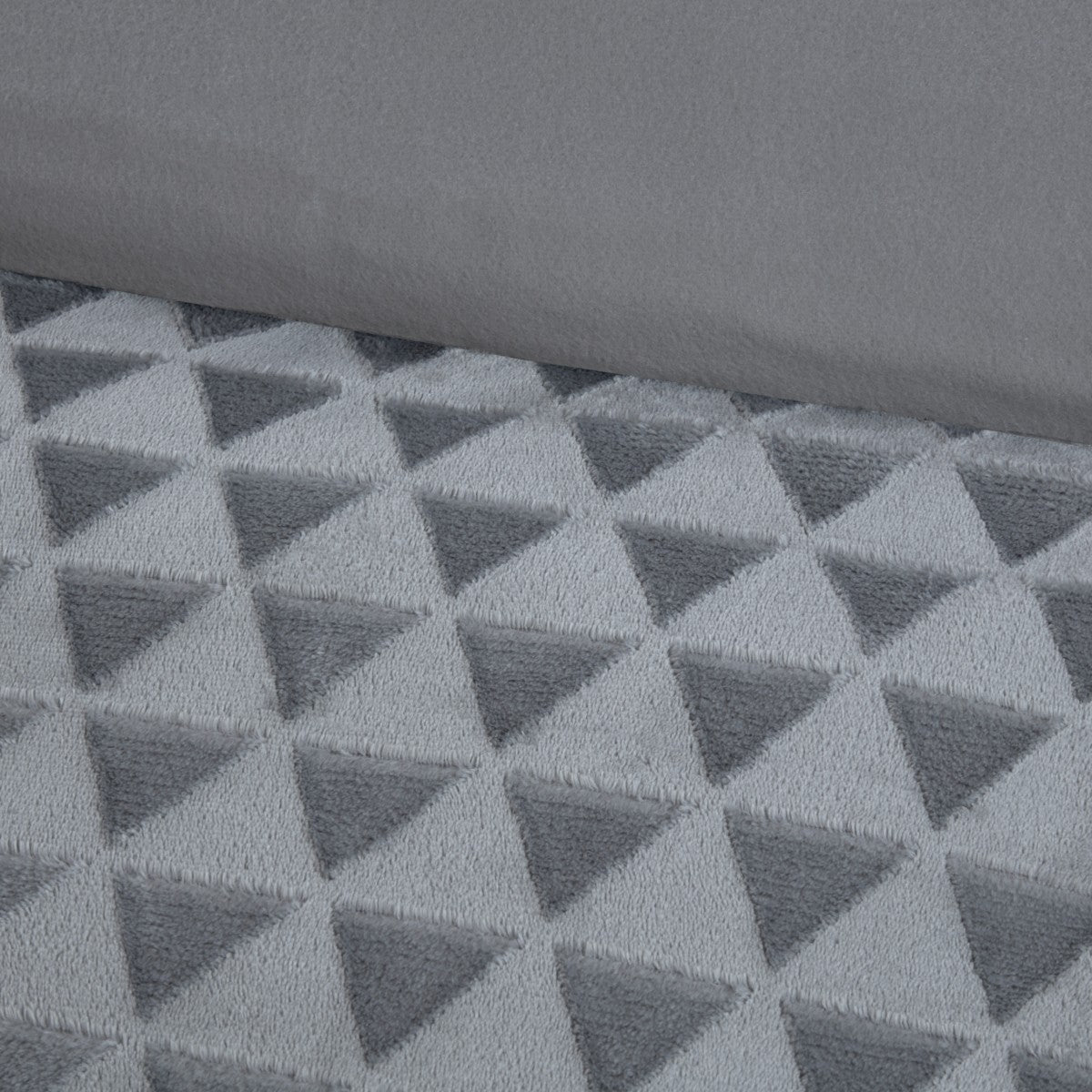 Diamond Cut Teddy Fleece Duvet Cover Set by Rapport Home