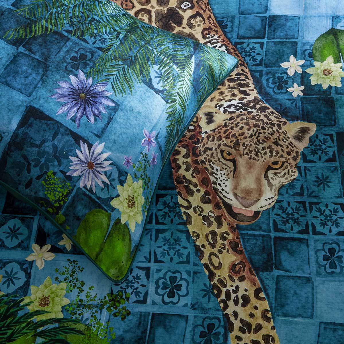 Majorelle Duvet Cover Set by Paoletti