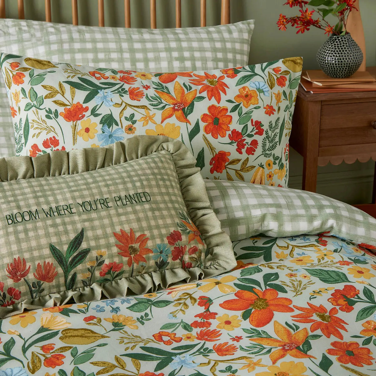 Meadow Haze Duvet Cover Set by furn.