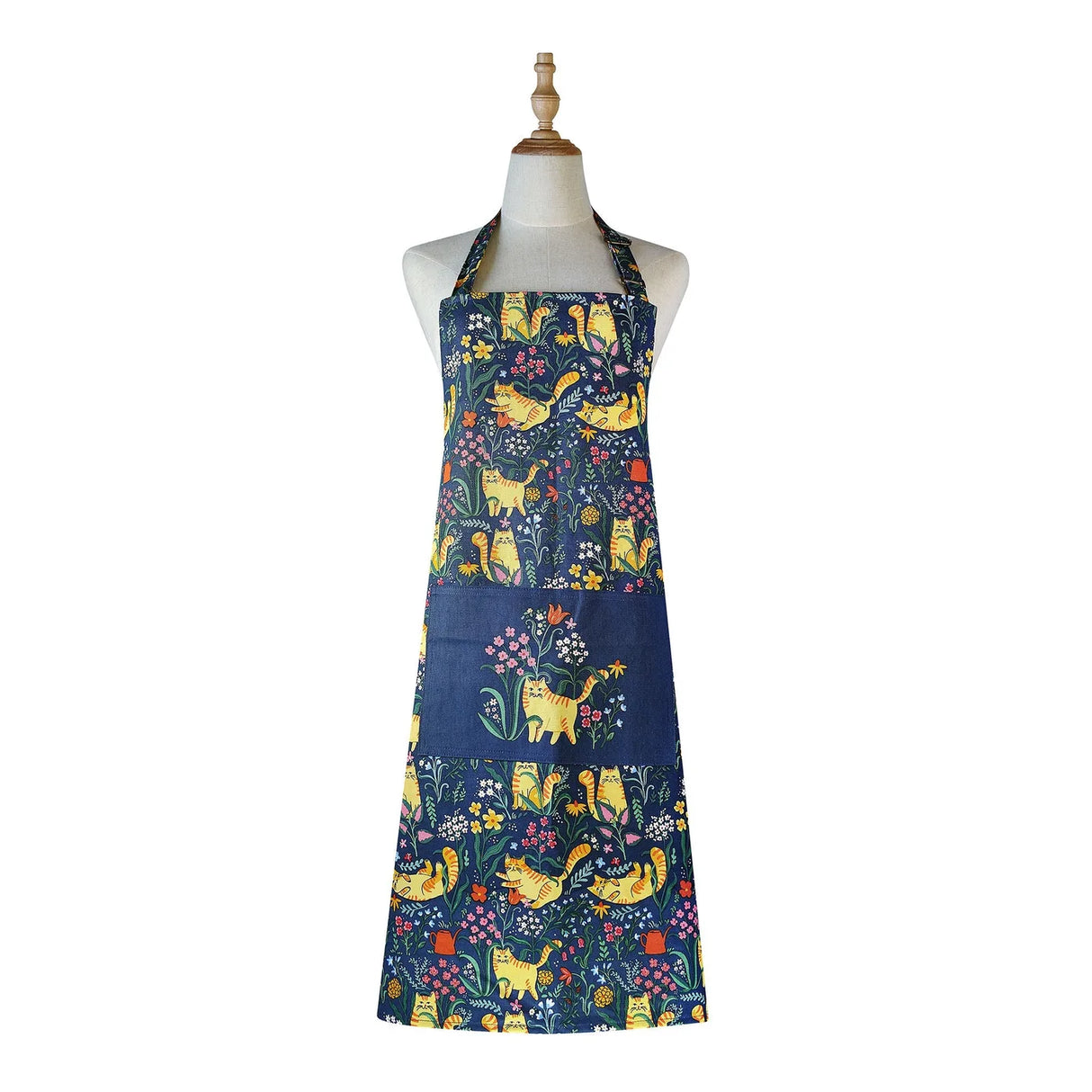 Ulster Weavers Marmalade Meadow Floral Cat Cotton Apron