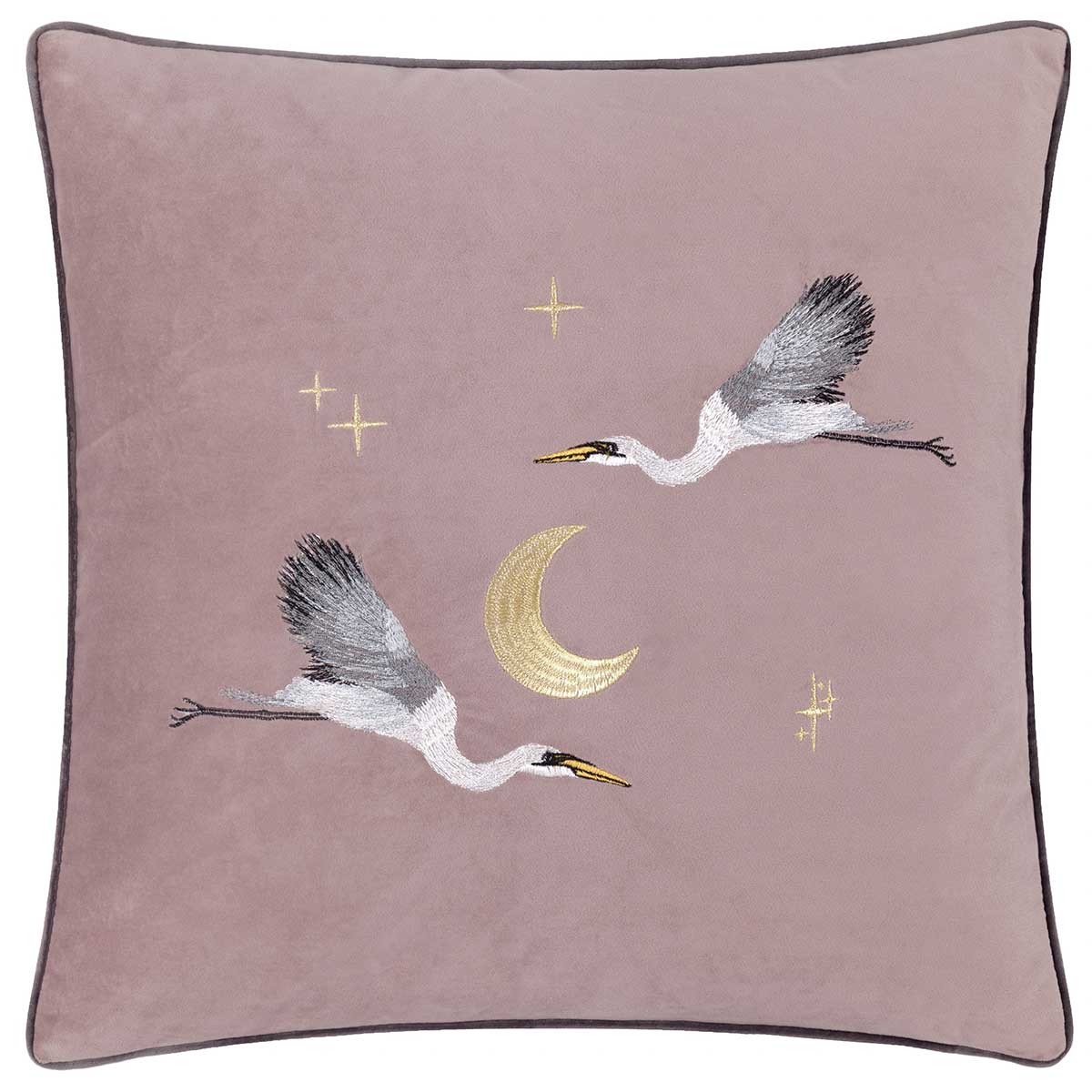 Moonlit Flight Cushion Cover / Filled Cushion 18" x 18" (45cm x 45cm) by Paoletti 2