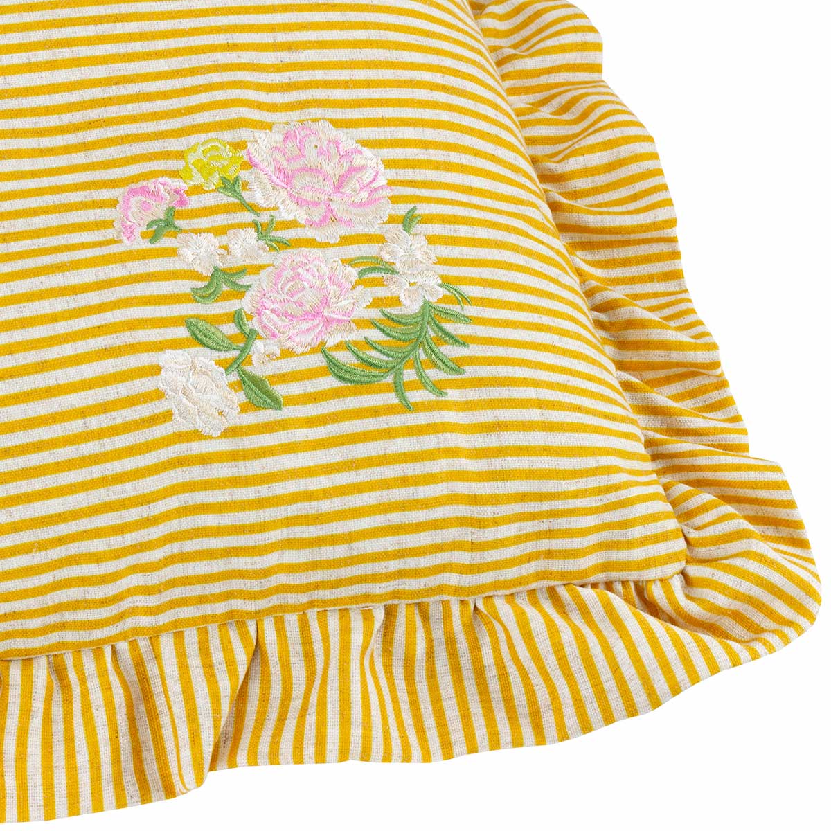 Martha Ruffle Cushion Cover / Filled Cushion 20" x 20" (50cm x 50cm) by Wylder 16