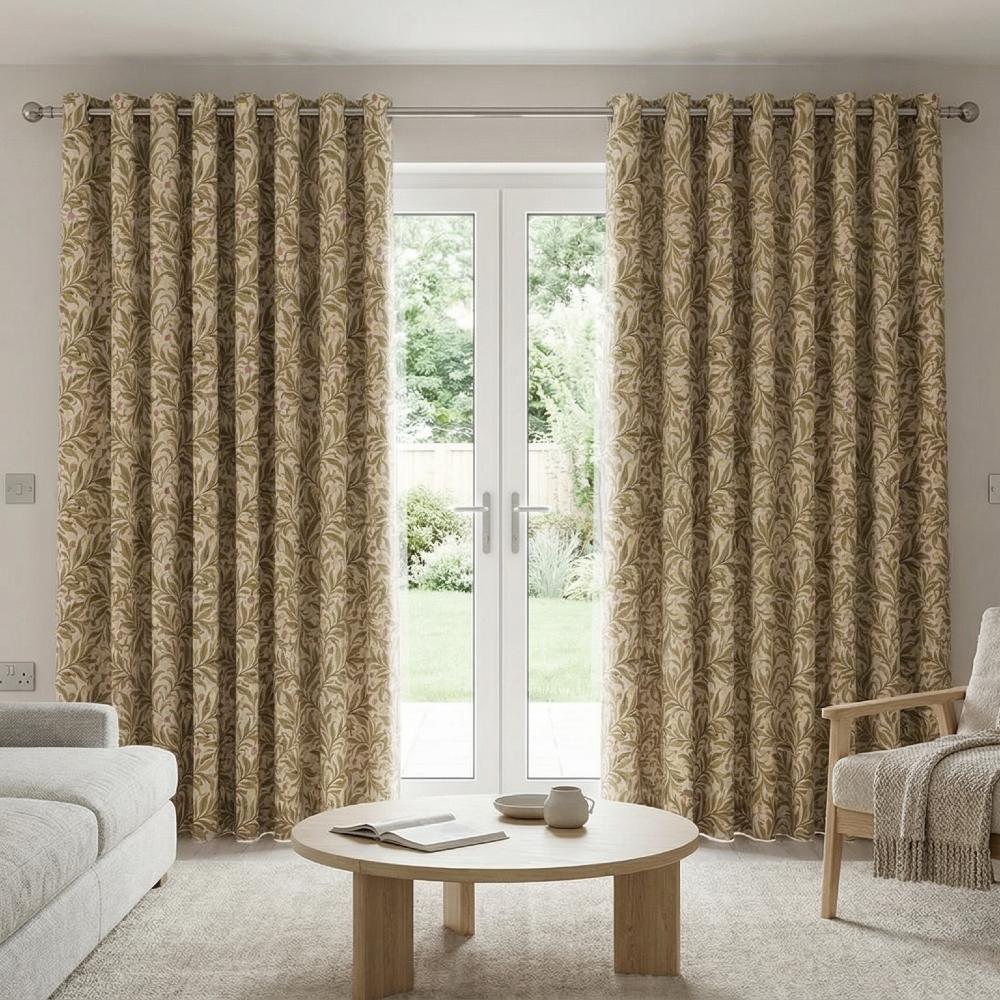 Malory Biscuit fabric sample