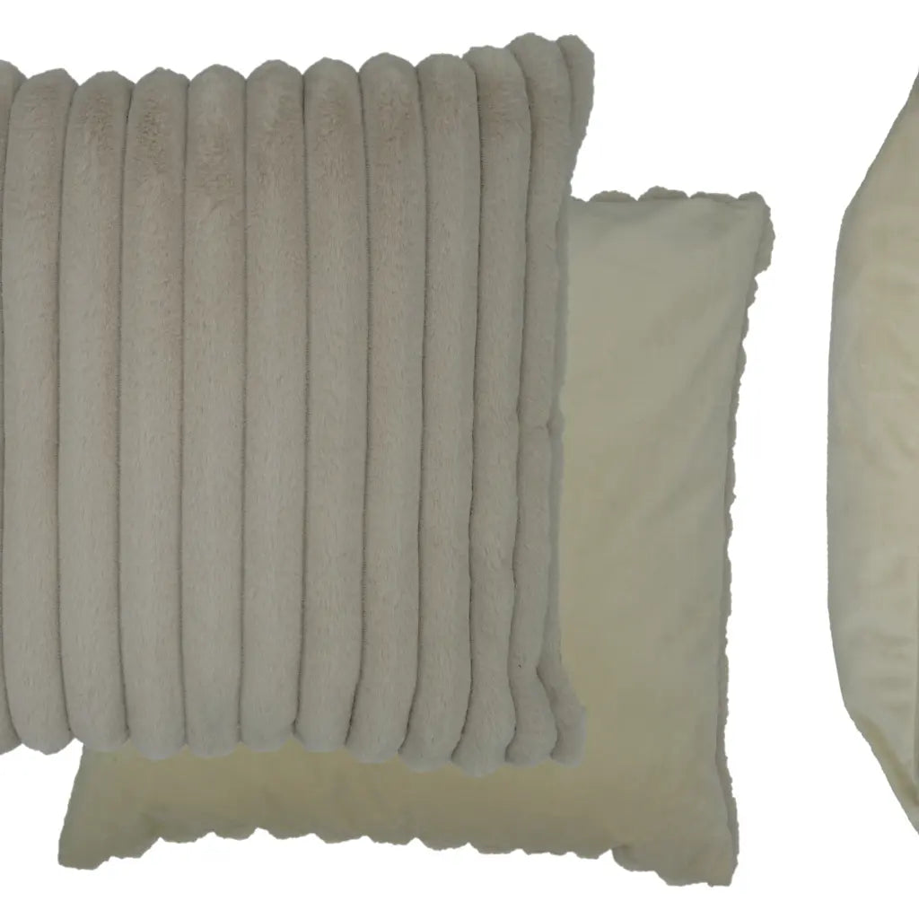 Mayfair Fur Cushion Cover and Filled Cushion 20" x 20" (50cm x 50cm) by Sundour 2