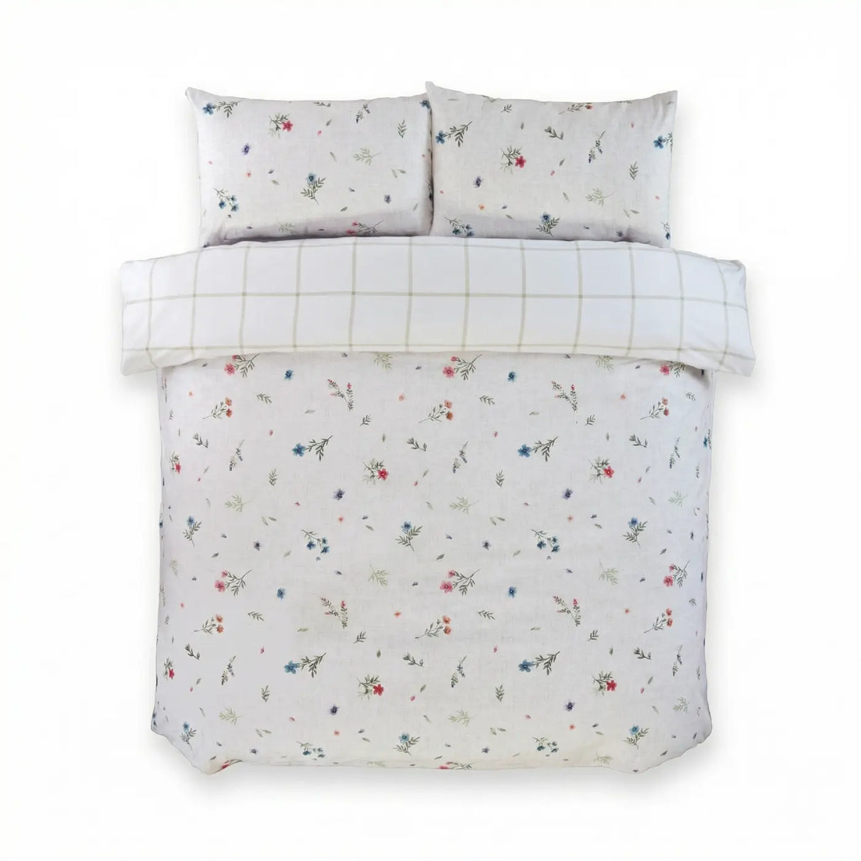 Meadow Brushed Cotton Flannelette Duvet Cover Set 4