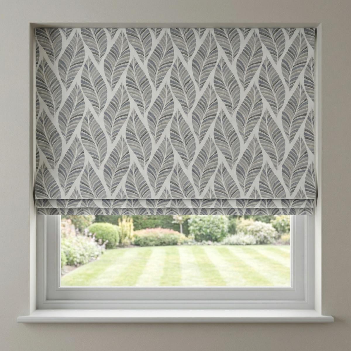 Metz Made to Measure Roman Blind Grey