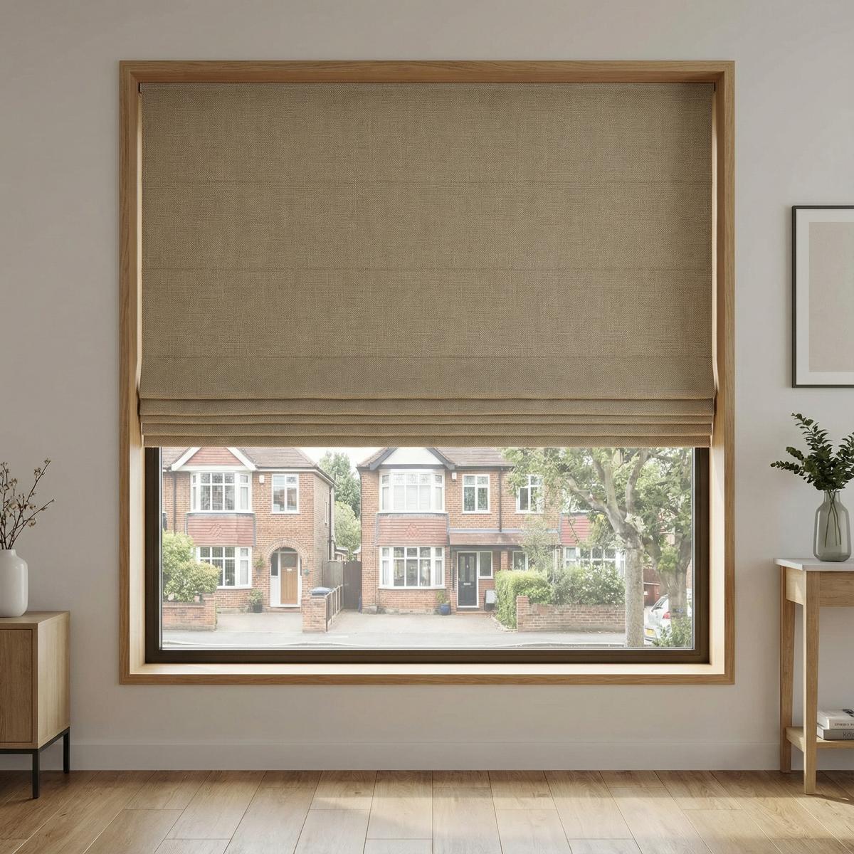 Monaco Made to Measure Roman Blind Vanilla