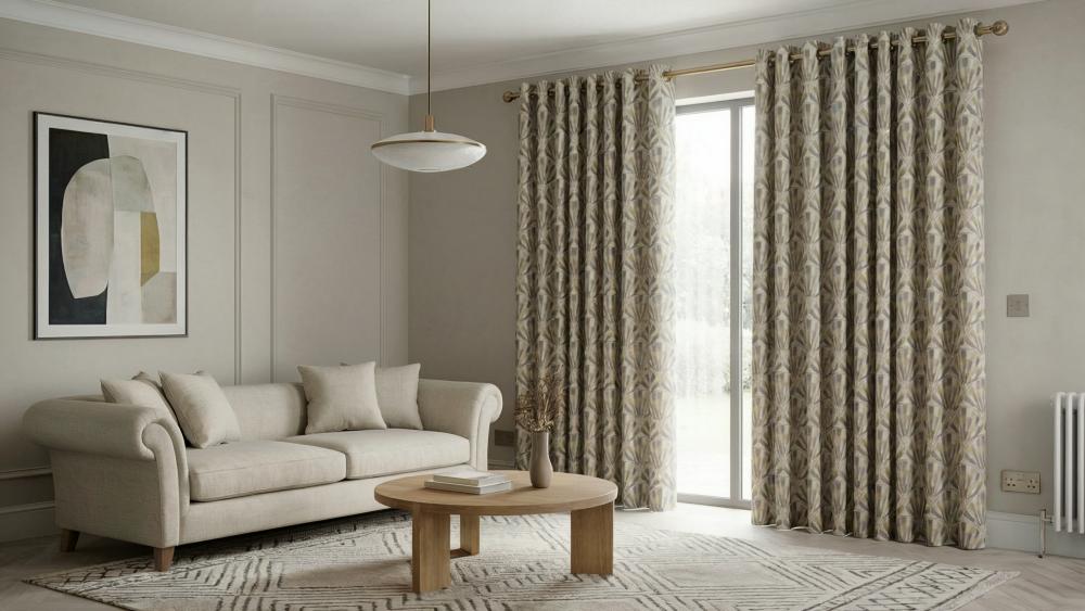 Monza Made to Measure Curtains Blush