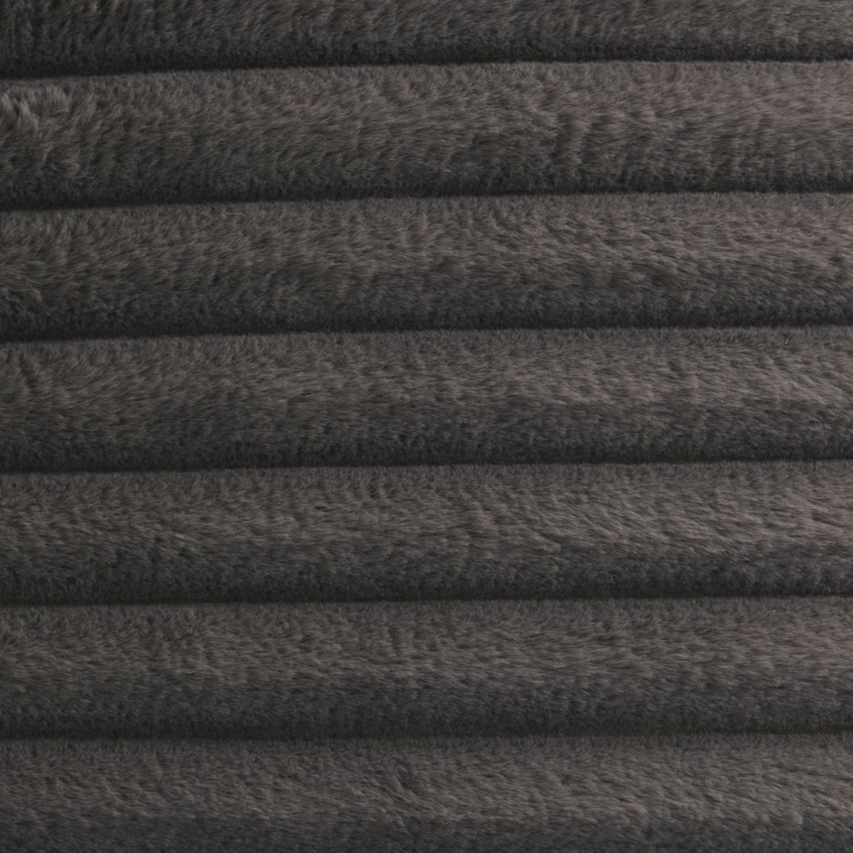 Hygge Morritz Faux Fur Cosy Cushion Cover 43cm x 43cm - Charcoal - Morritz Cushion In Charcoal 43 X 43Cm 4