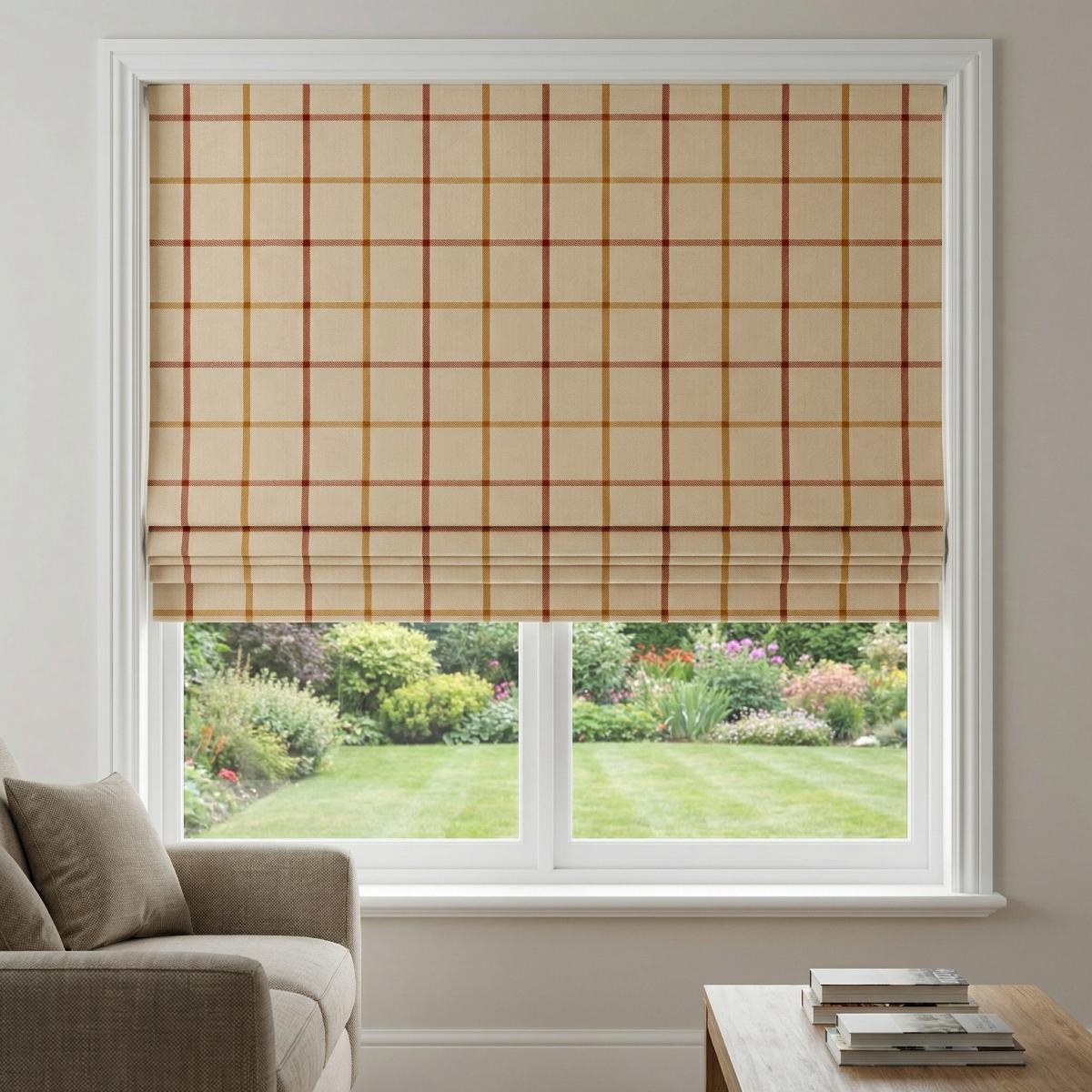 Mull Made to Measure Roman Blind Harvest
