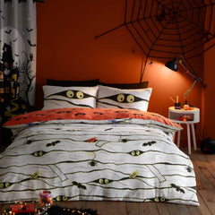 Mummy Glow In The Dark Halloween Polycotton Duvet Cover Set