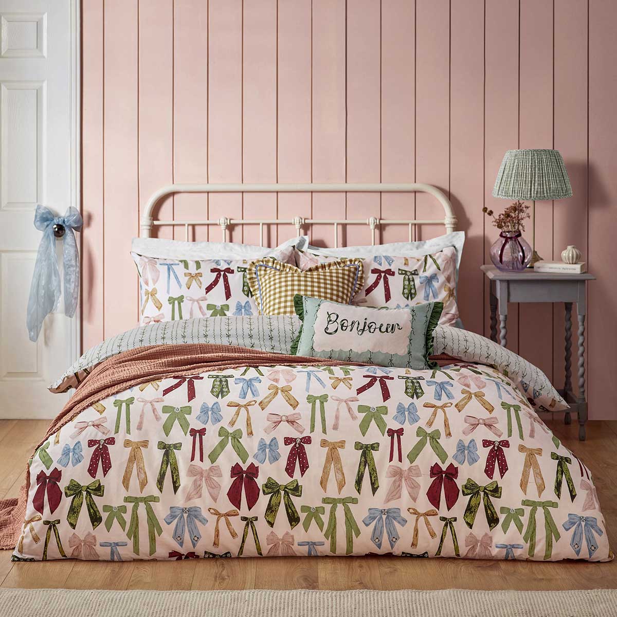 Noortje Bows Duvet Cover Set by furn.