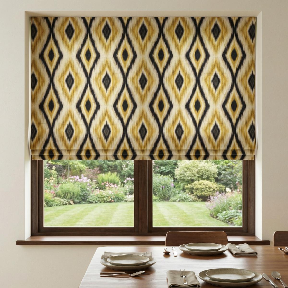Nepal Made to Measure Roman Blind Ochre