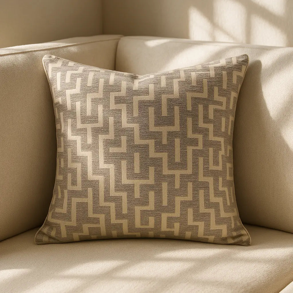 Novo Chenille Silver Cushion Cover 45cm x 45cm ( 45cm x 45cm )