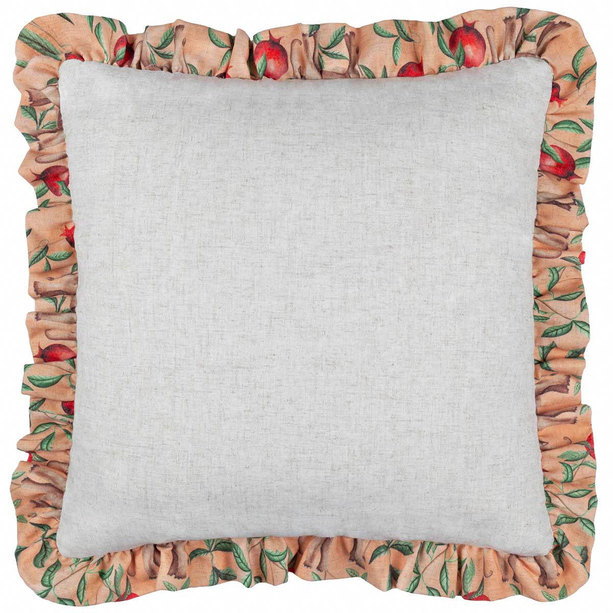 Okara Elephant And Pomegranate Cushion Cover / Filled Cushion 20" x 20" (50cm x 50cm) by Wylder Tropics 5