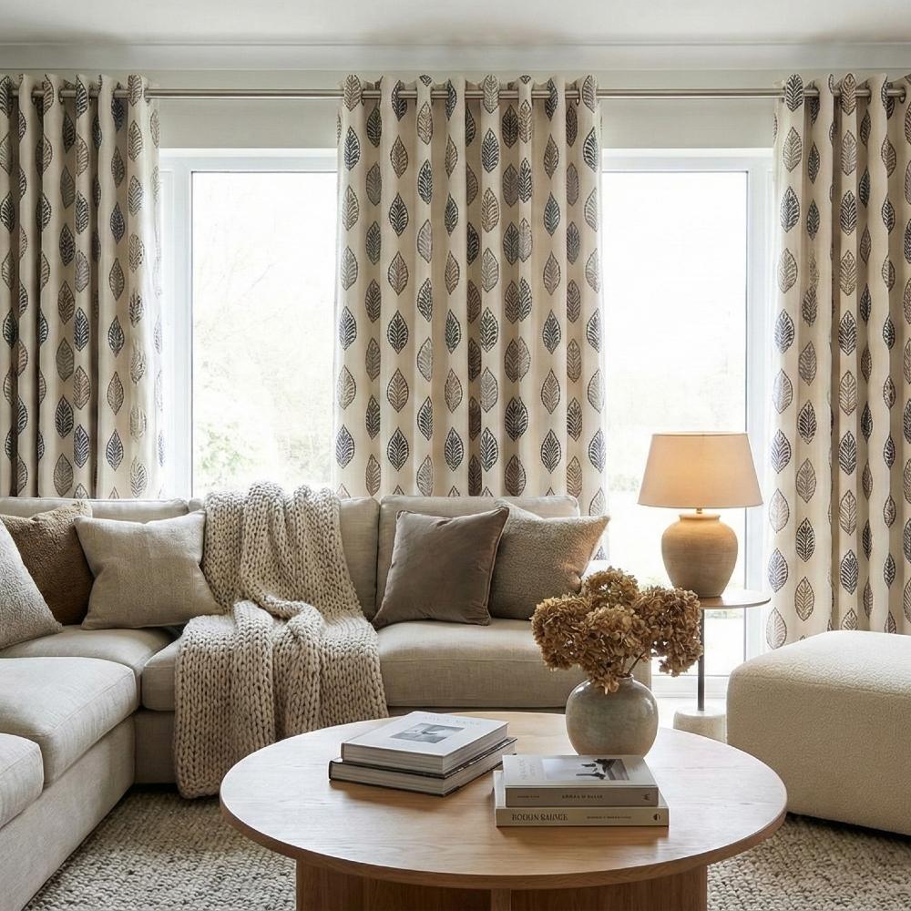 Ollie Made to Measure Curtains Charcoal