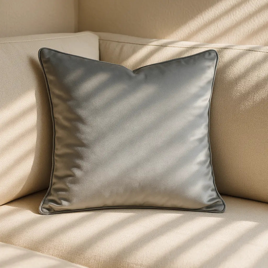 Oxford Velvet Cushion Cover - Grey