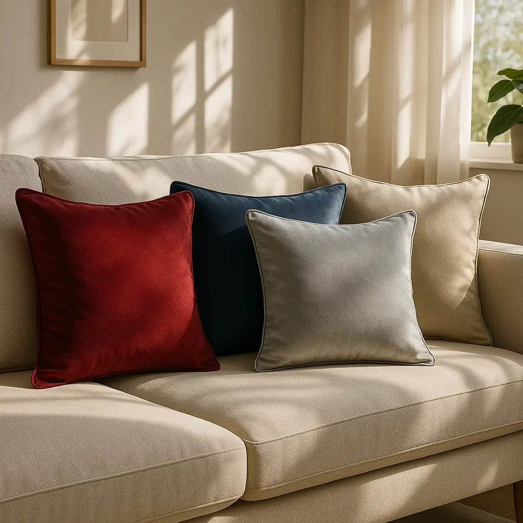 Oxford Velvet Cushion Cover by Enhanced Living