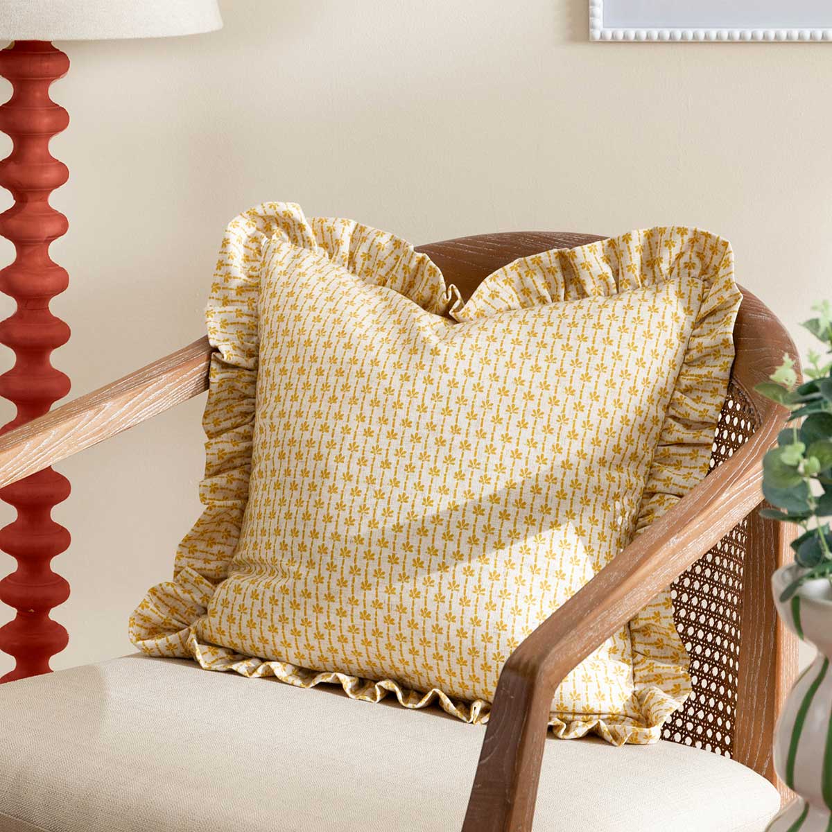 Panni Block Cushion Cover / Filled Cushion 18" x 18" (45cm x 45cm) by furn.