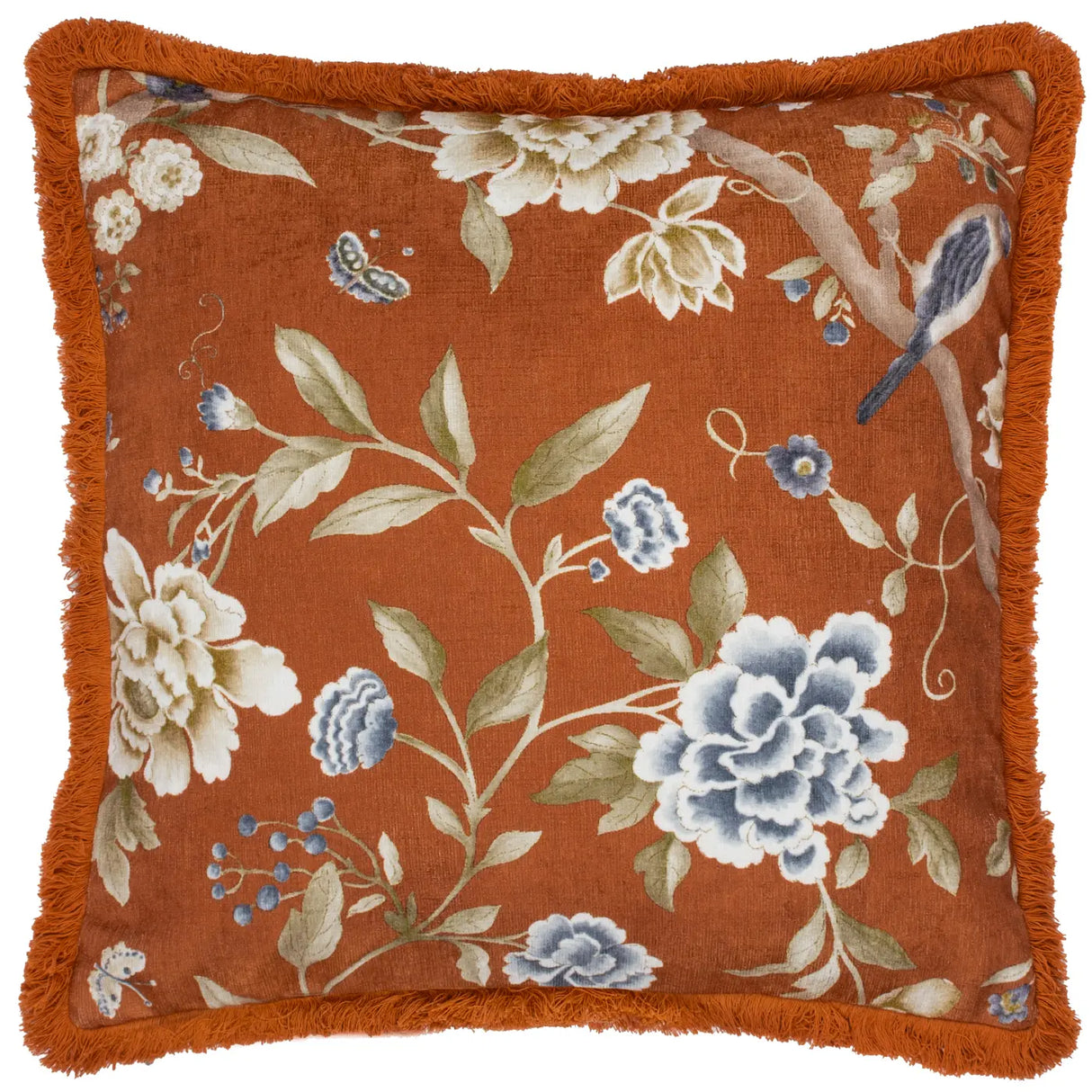 Porcelain Garden Cushion Cover 20" x 20" by Sanderson 8