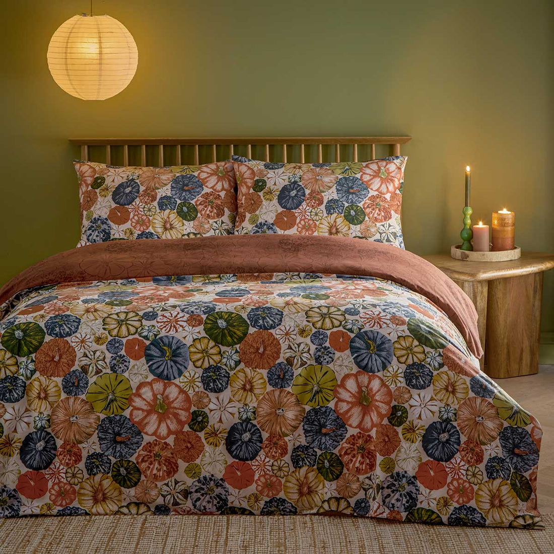 Picking Patch Duvet Cover Set - Pecan