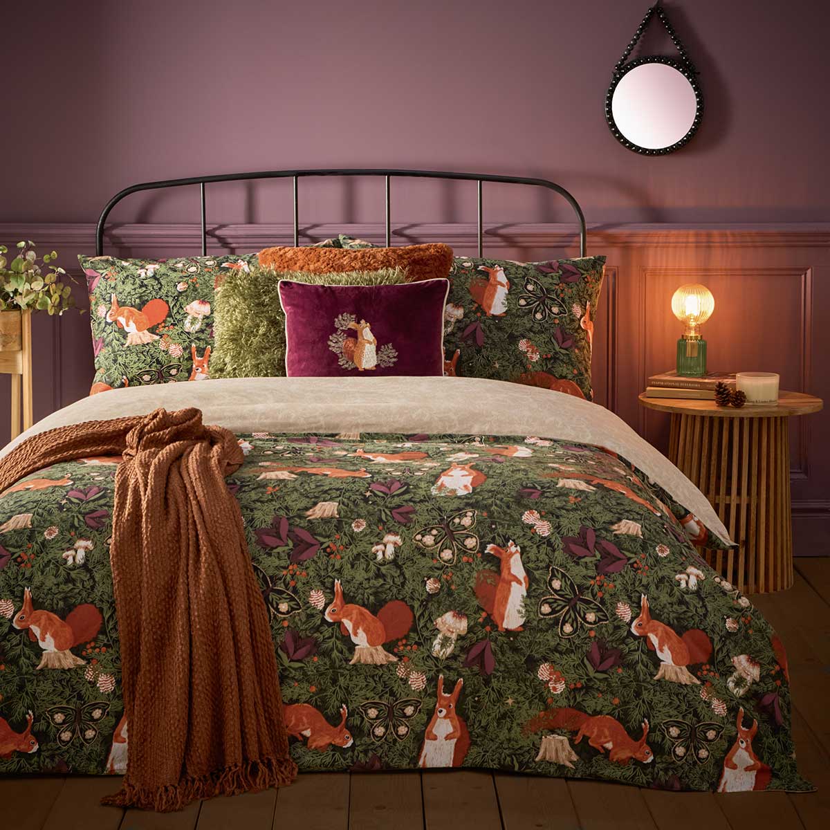 Pineberry Forest Duvet Cover Set by furn.