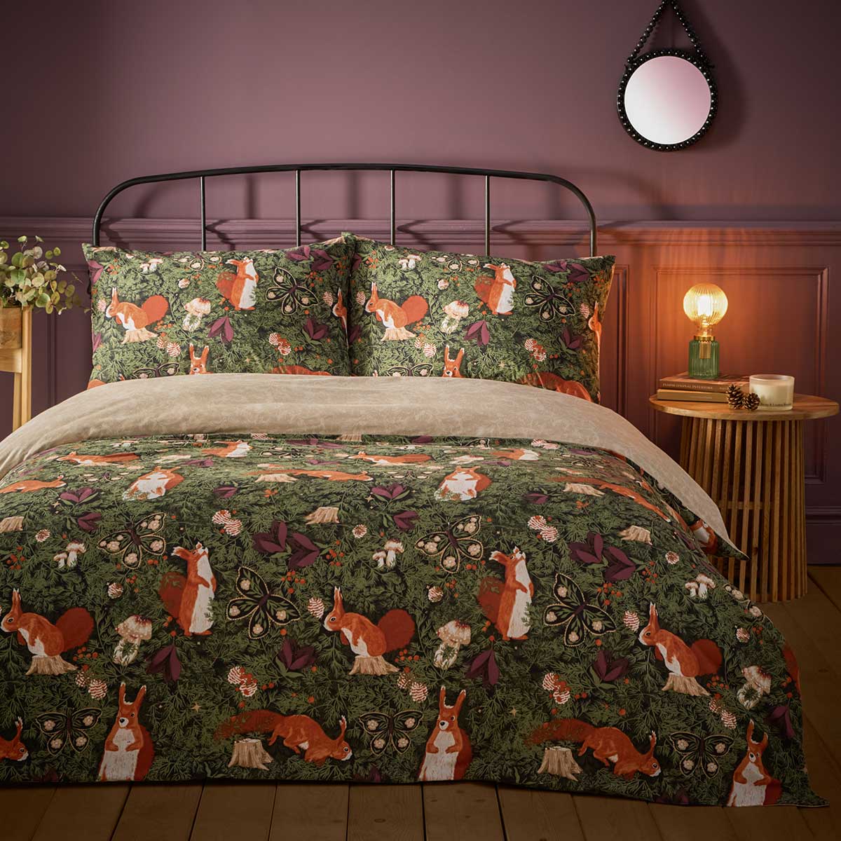 Pineberry Forest Duvet Cover Set by furn.