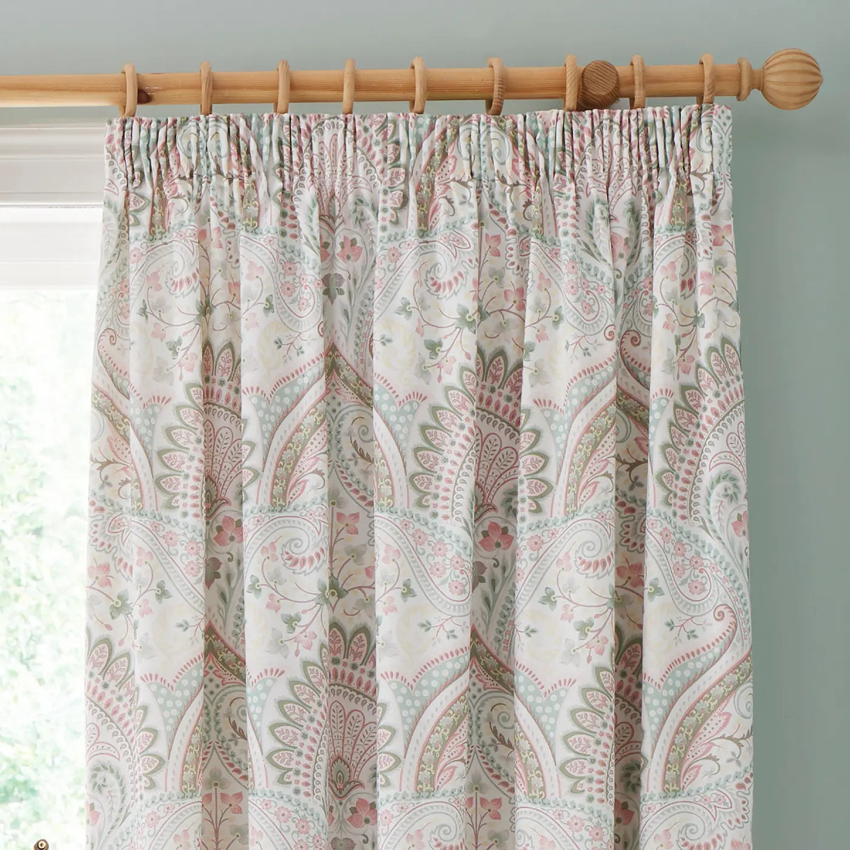 Palais Lined Tape Top Pencil Pleat Curtains by D & D