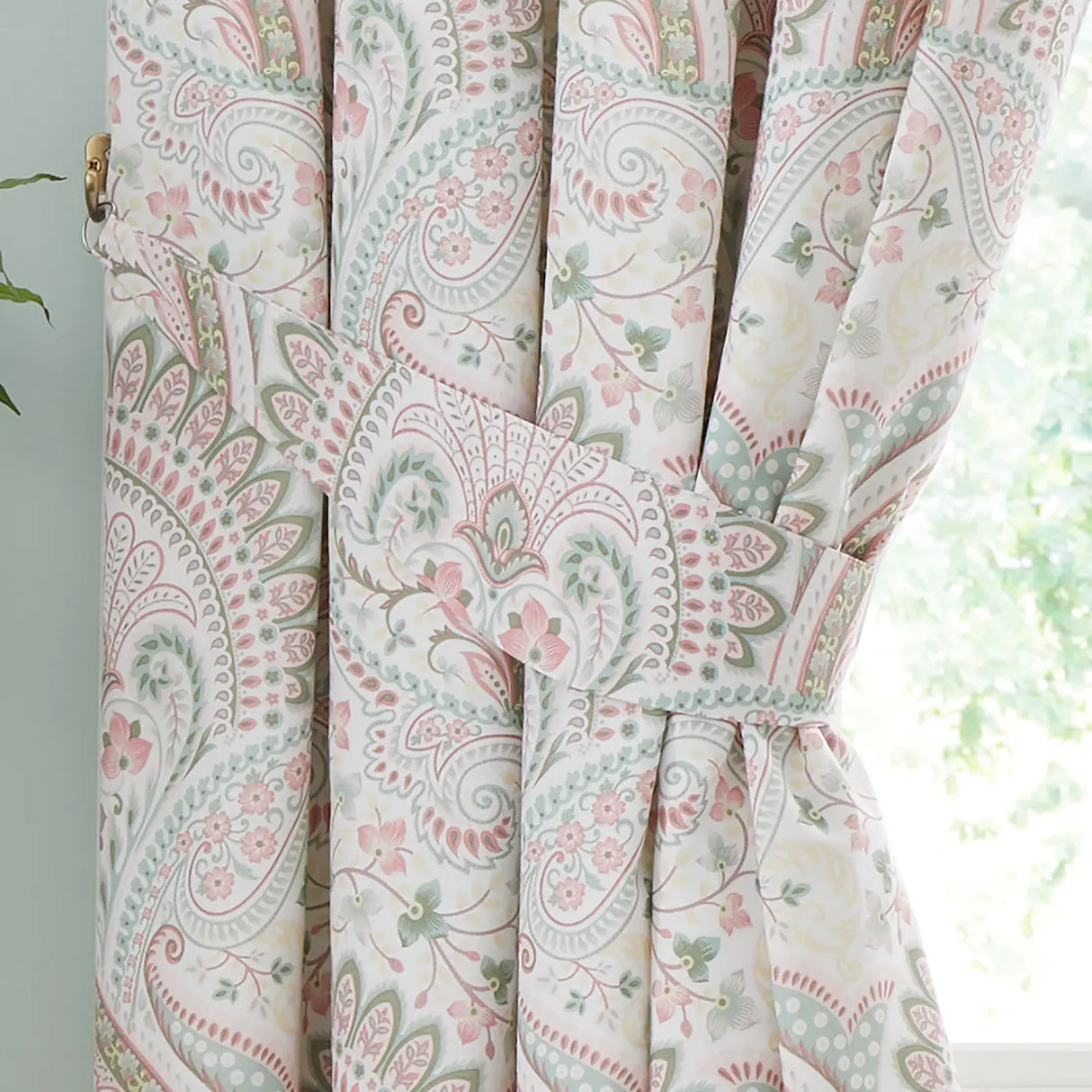 Palais Lined Tape Top Pencil Pleat Curtains by D & D