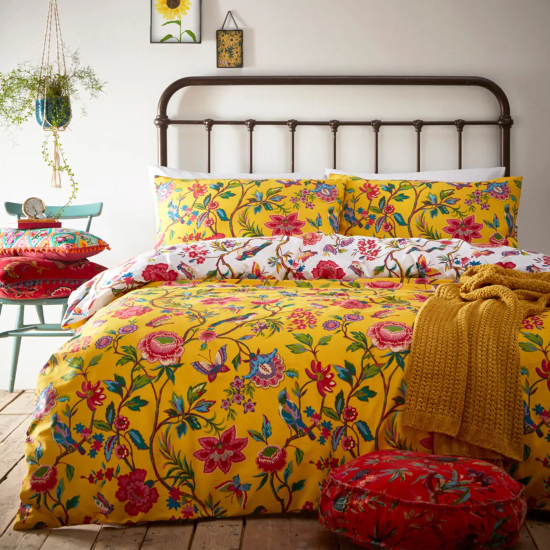 Pomelo Yellow Duvet Cover Bedding Set