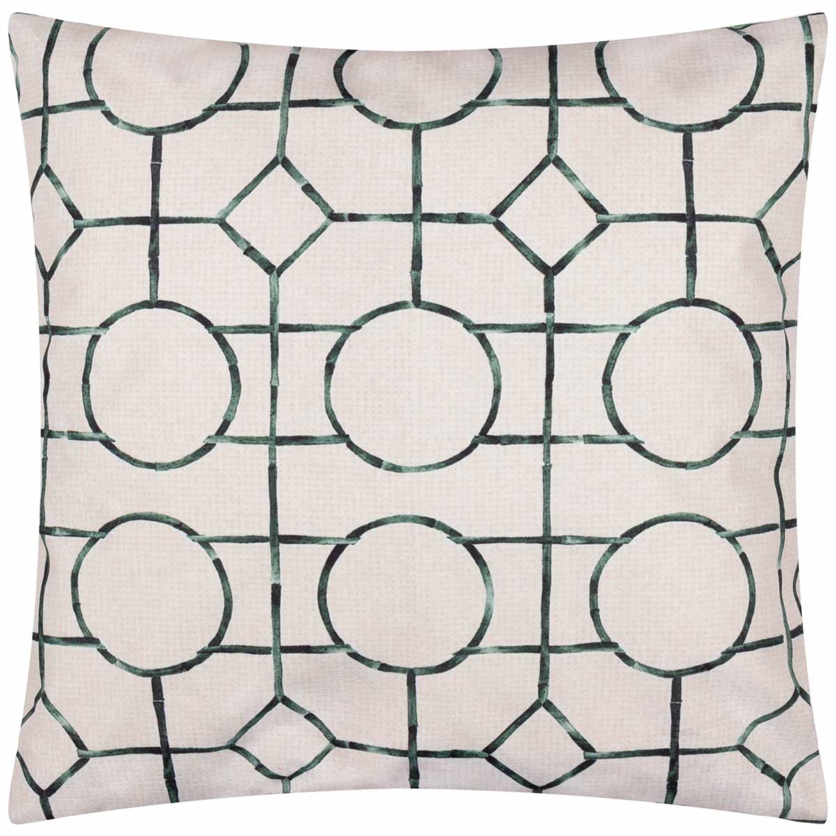 Palm Royale Club Outdoor Cushion Cover / Filled Cushion 18" x 18" (45cm x 45cm) by furn. 4