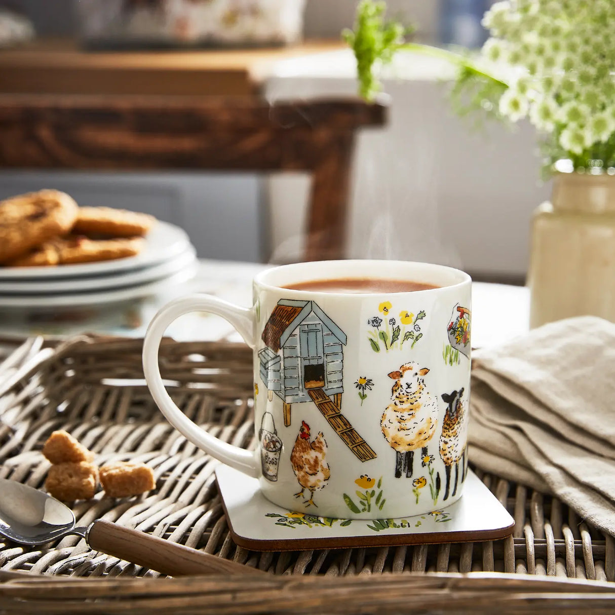 Ulster Weavers Portman Farm Farmhouse Design Bone China Mug