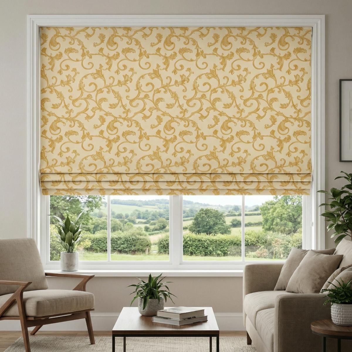 Padova Made to Measure Roman Blind Ivory