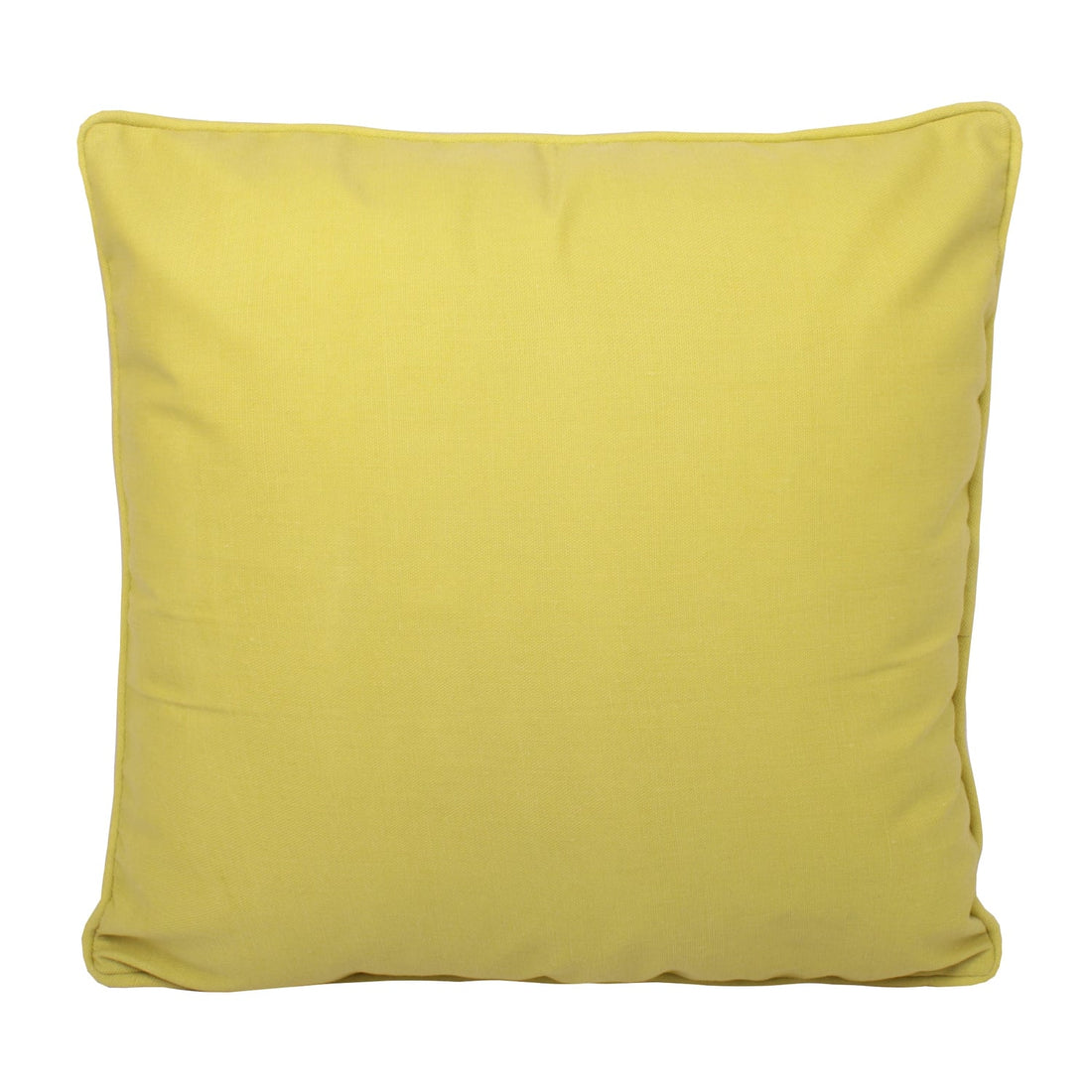 Plain Outdoor UV Resistant 100% Cotton Ochre Cushion Cover 43cm x 43cm