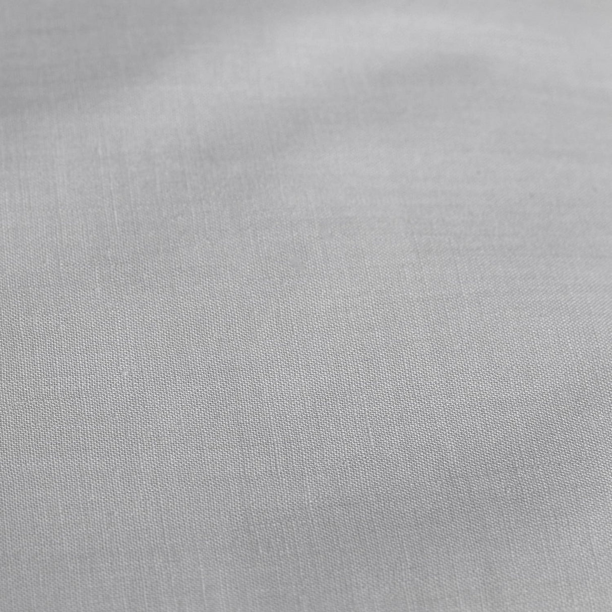 Plain Dye Polycotton Housewife Pillowcases Pair - Plain Dyed Pair Of Housewife Pillowcases In Silver 50 X 75Cm 4