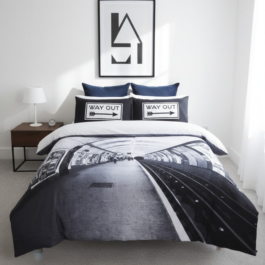 Platform Duvet Cover Set by Rapport Home