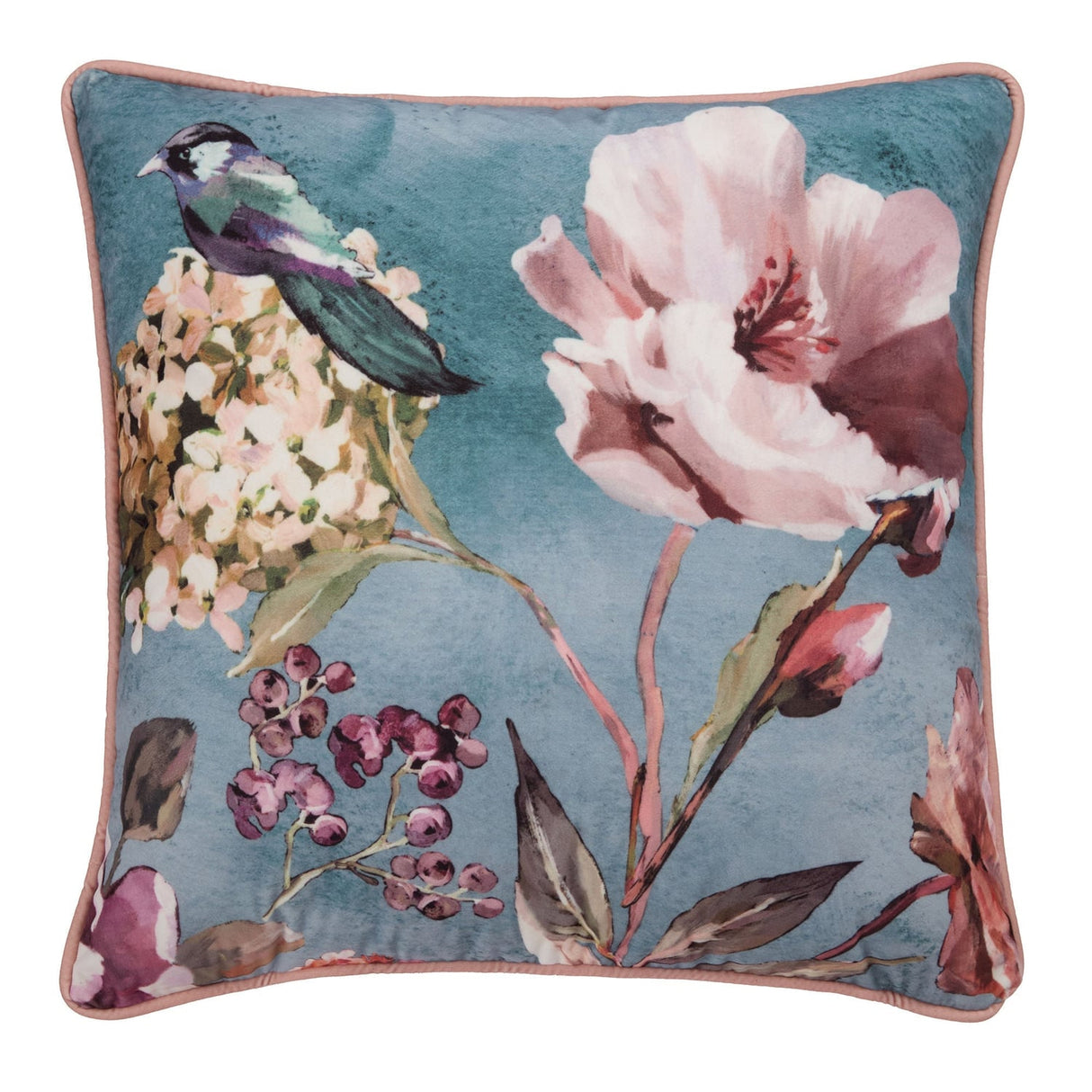 Portia Square Cushion Cover or Filled Cushion 55cm x 55cm - Multi - Portia Cushion In Multicolour 55 X 55Cm 2